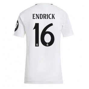 Real Madrid Endrick #16 Dámské Domácí Dres 2024-25 Krátký Rukáv